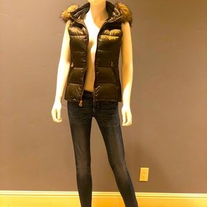 Olive green Michael Kors puff vest